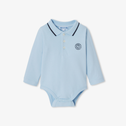 Baby boy polo bodysuit