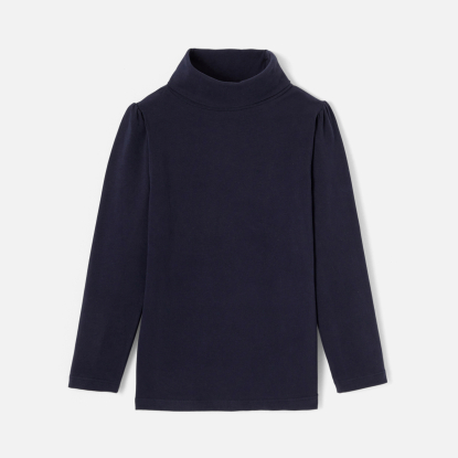 Girl jersey turtleneck
