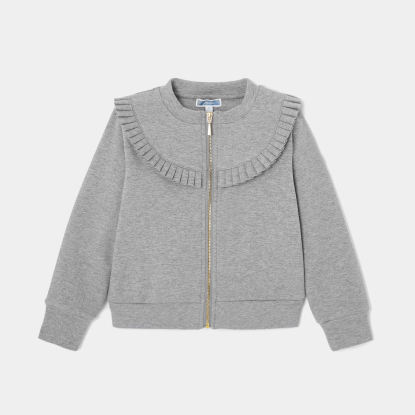 Cardigan enfant fille en molleton