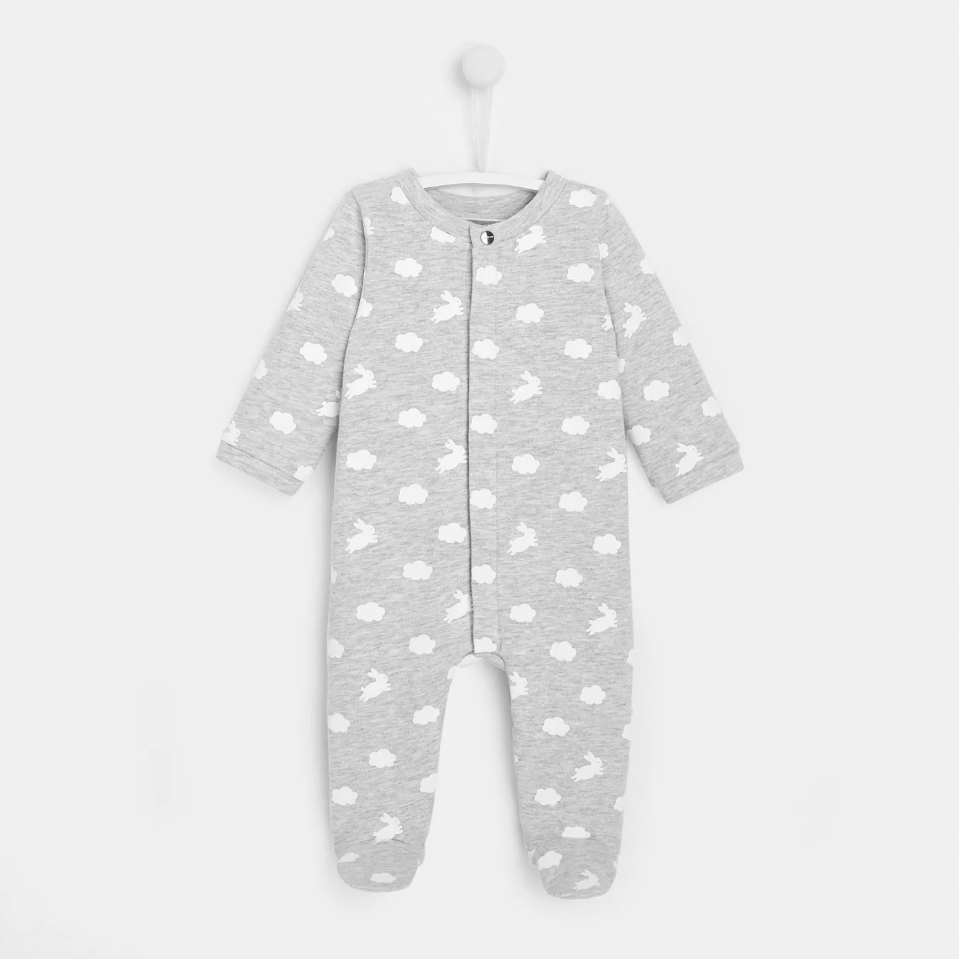 Baby boy fleece footed pajamas