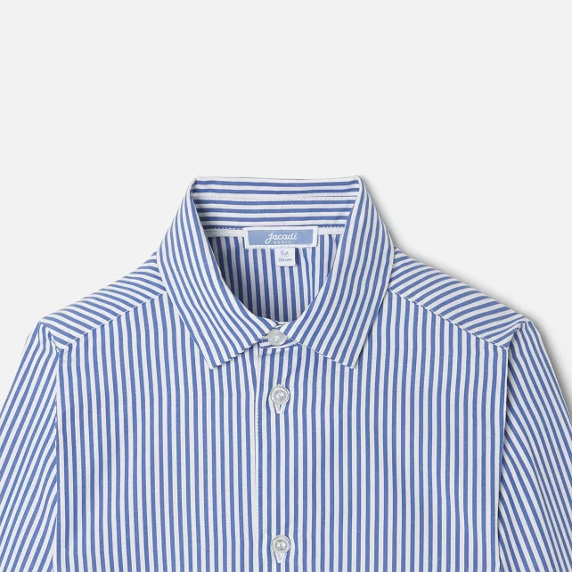 Boy striped button-down shirt