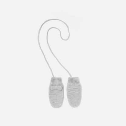 Moufles bébé fille en tricot