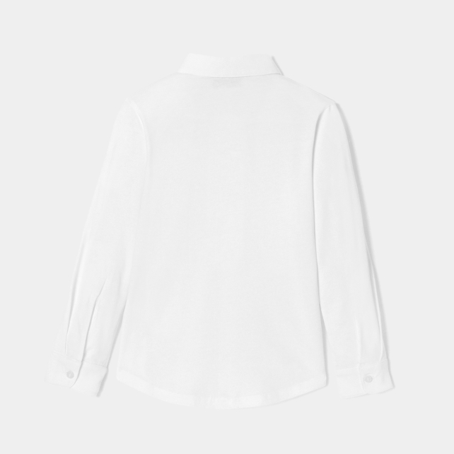 Chemise enfant garçon en coton mercerisé Chemise enfant garçon en coton mercerisé