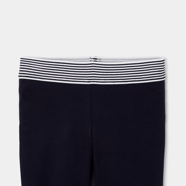 Girl cotton piqué leggings Girl cotton piqué leggings