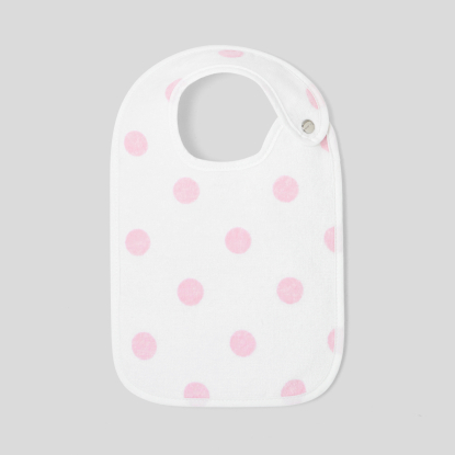Polka dot bib