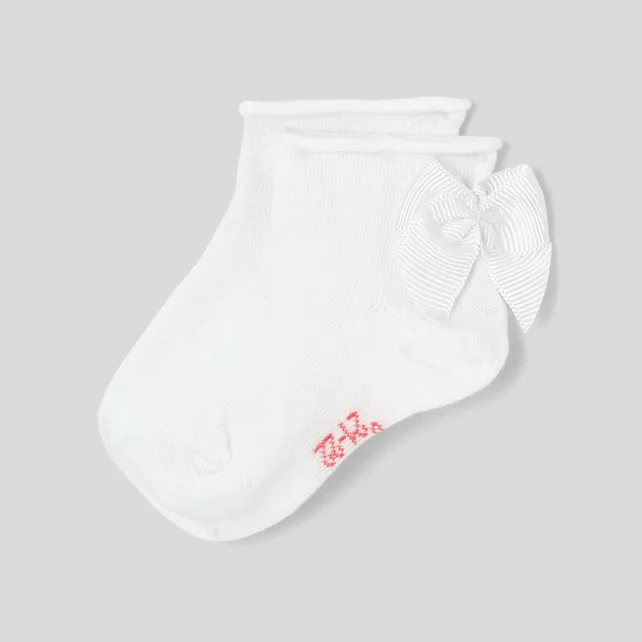 Baby girl socks with bow