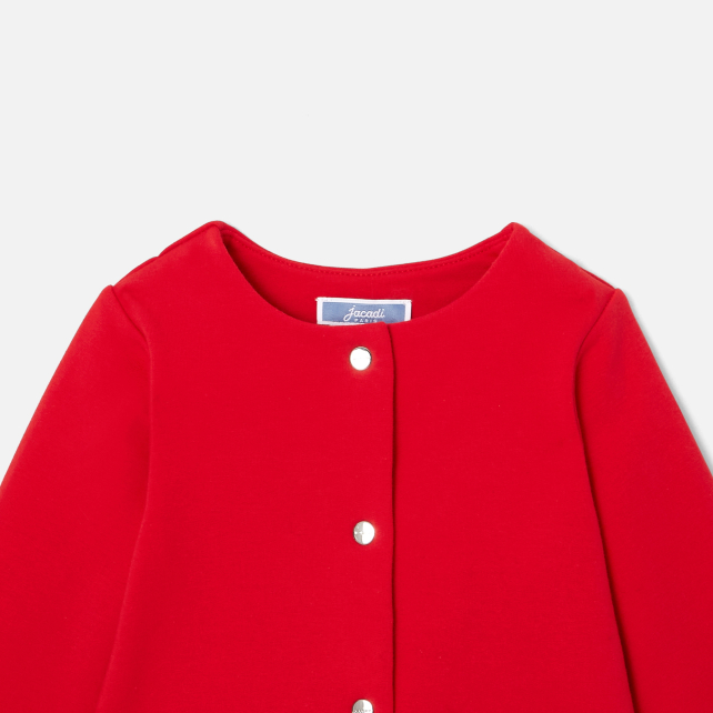 Cardigan bébé fille en molleton Cardigan bébé fille en molleton