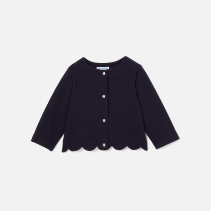 Toddler girl fleece cardigan