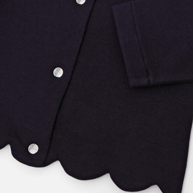 Cardigan bébé fille en molleton Cardigan bébé fille en molleton