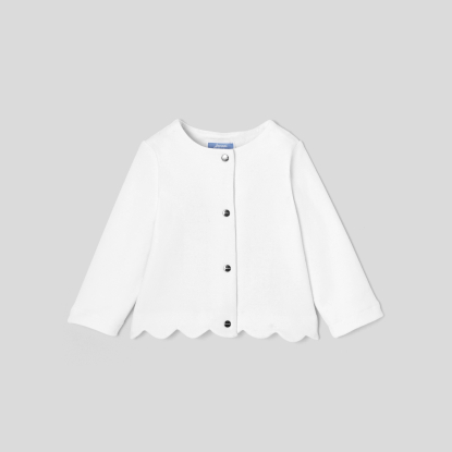 Cardigan bébé fille en molleton
