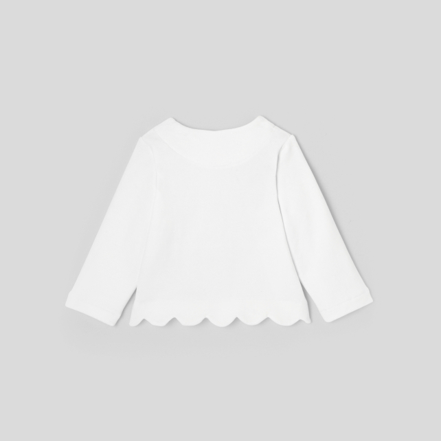 Baby girl fleece cardigan