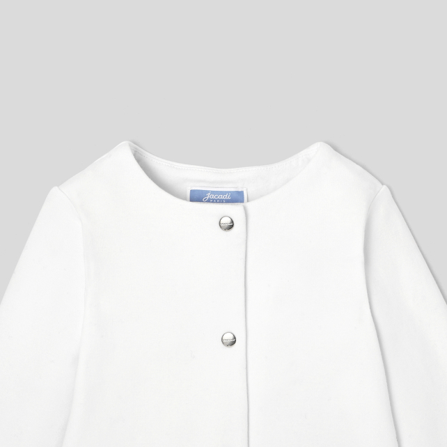 Cardigan bébé fille en molleton Cardigan bébé fille en molleton