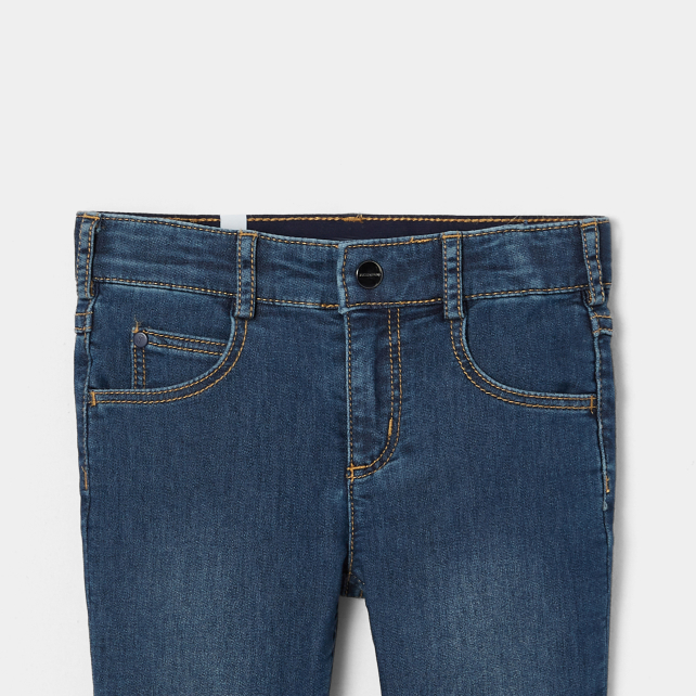 Boy denim-style fleece pants Boy denim-style fleece pants