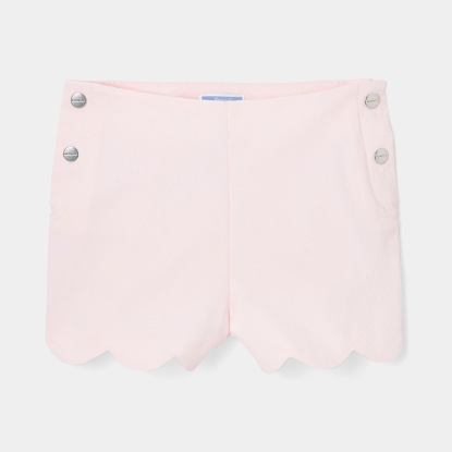 Short enfant fille en piqué de coton