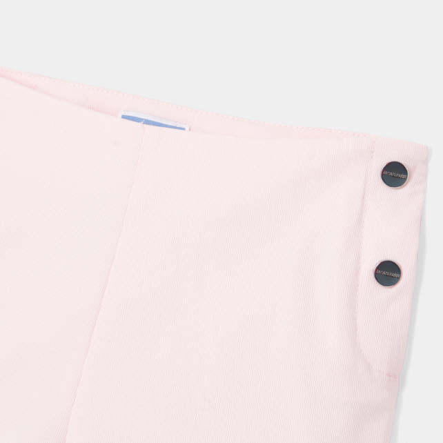 Girl cotton piqué shorts Girl cotton piqué shorts