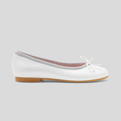 Girl leather ballet flat