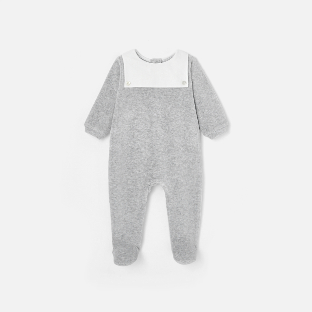 Baby boy velvet footed pajamas Baby boy velvet footed pajamas