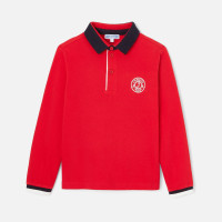 Boy rugby style polo shirt