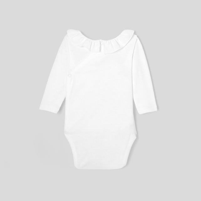 Baby girl bodysuit with ruffle  Baby girl bodysuit with ruffle
