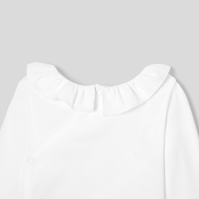 Baby girl bodysuit with ruffle  Baby girl bodysuit with ruffle