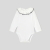Toddler girl bodysuit with frilled collar Toddler girl bodysuit with frilled collar
