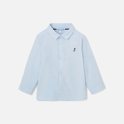 Toddler boy blue Oxford shirt
