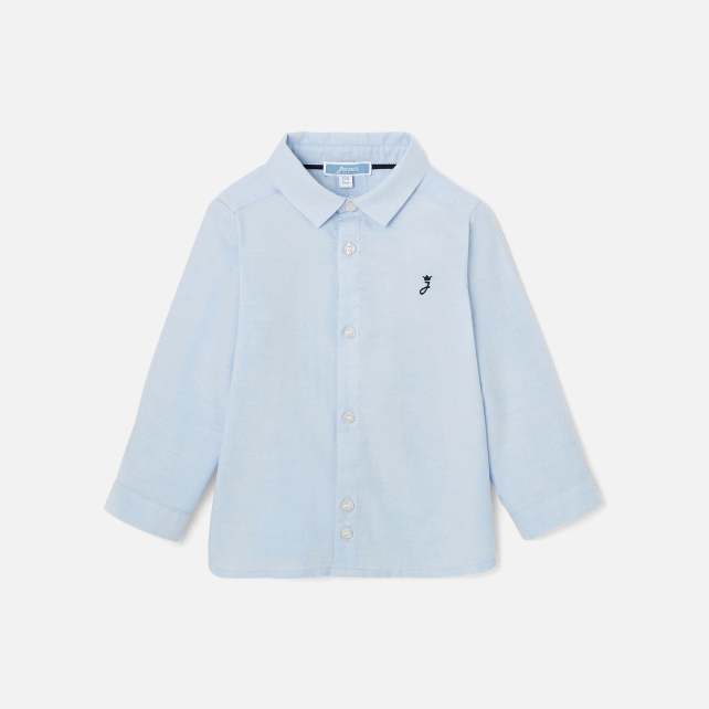 Chemise bébé garçon en coton Oxford Chemise bébé garçon en coton Oxford