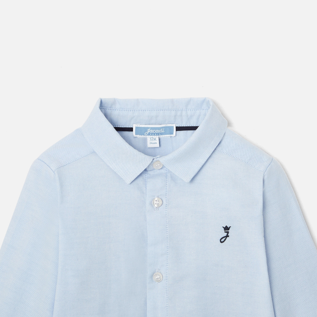 Toddler boy blue Oxford shirt Toddler boy blue Oxford shirt