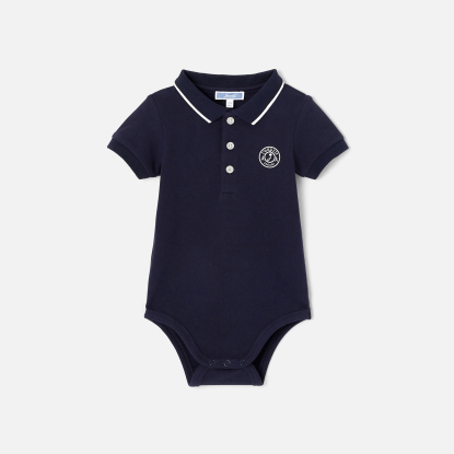 Toddler boy polo bodysuit