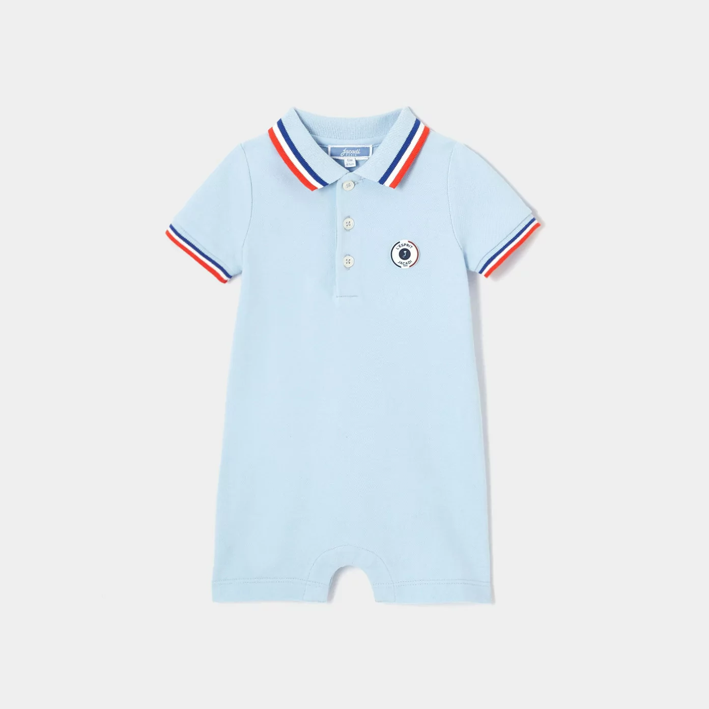 Baby boy polo shirt combishort