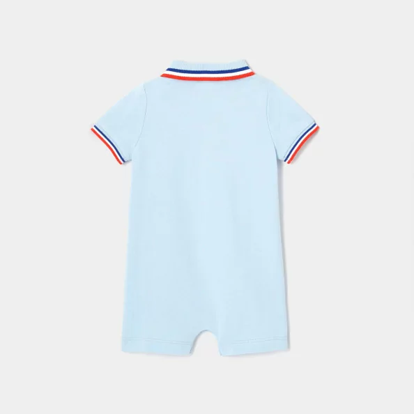Baby boy polo shirt combishort