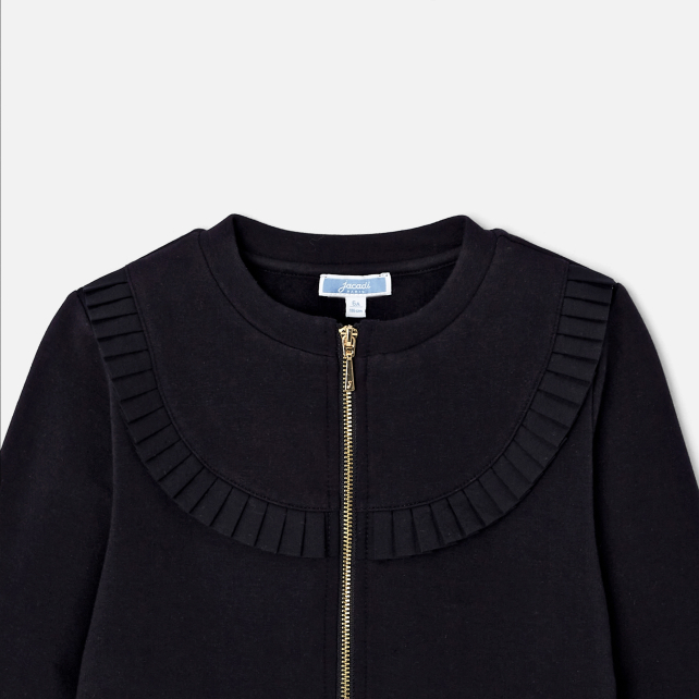 Cardigan enfant fille en molleton Cardigan enfant fille en molleton