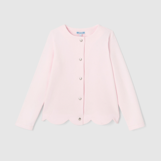 Cardigan en molleton enfant fille Cardigan en molleton enfant fille