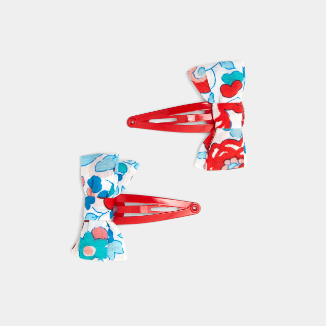 Liberty bow barrette duo Liberty bow barrette duo