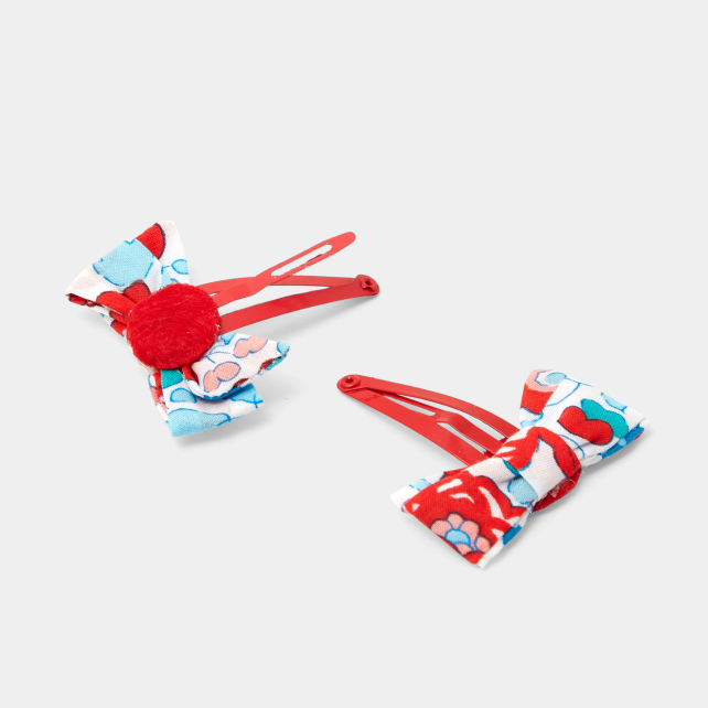 Liberty bow barrette duo Liberty bow barrette duo