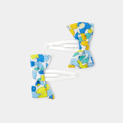 Duo de barrettes noeud Liberty