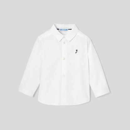 Chemise bébé garçon en coton Oxford