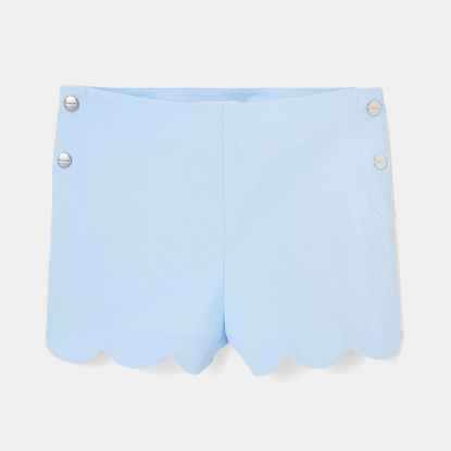 Girl scalloped shorts