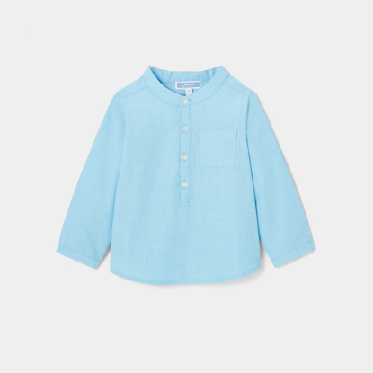 Chemise bébé garçon col tunisien