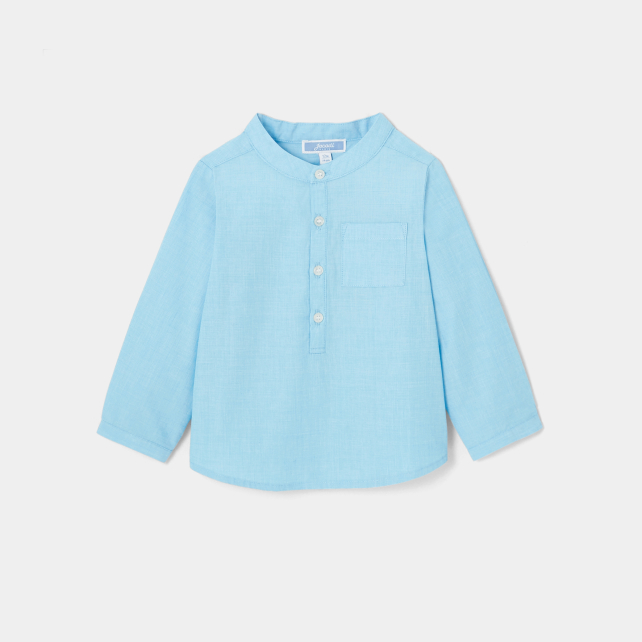 Chemise bébé garçon col tunisien Chemise bébé garçon col tunisien