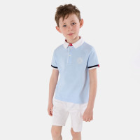 Boy short-sleeve polo shirt