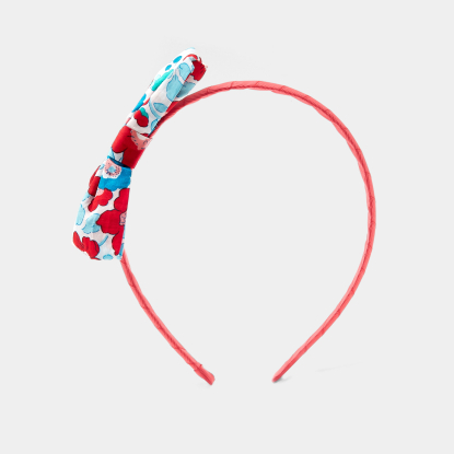Girl headband with Liberty bow