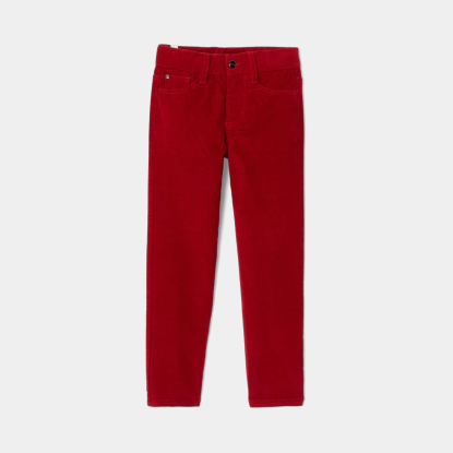 Boy velour trousers