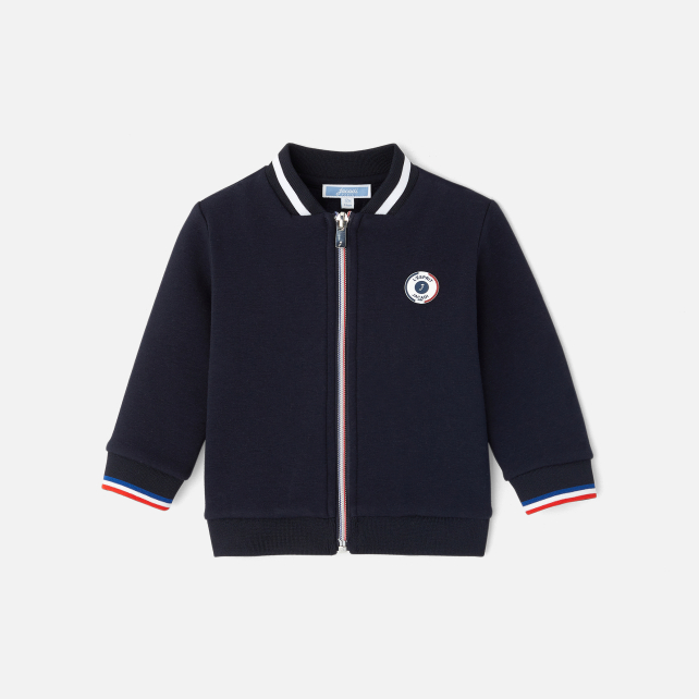 Baby boy zipped cardigan Baby boy zipped cardigan