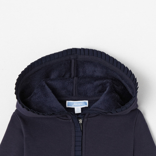 Baby girl zip-up sweatshirt Baby girl zip-up sweatshirt