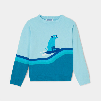 Boy colour block jumper 