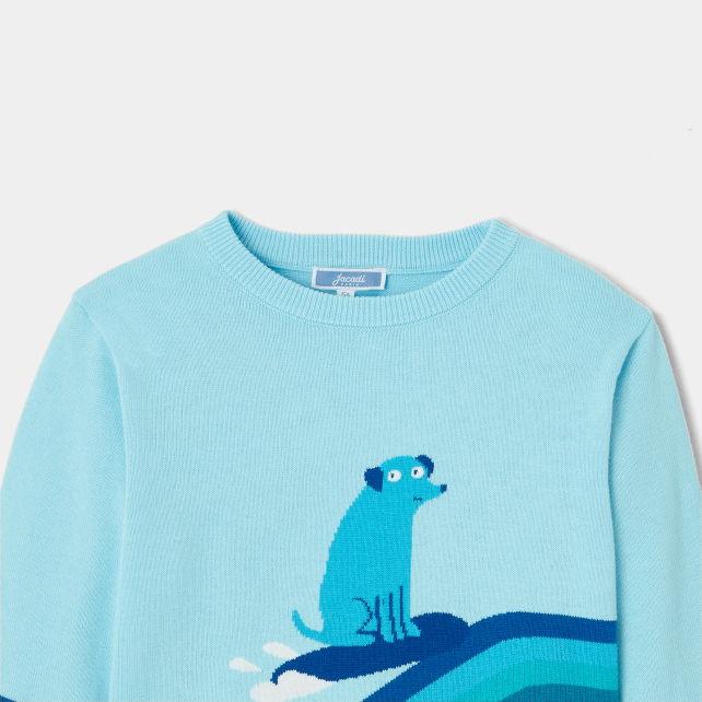 Pull color block enfant garçon  Pull color block enfant garçon