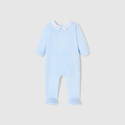 Baby boy velour pyjamas