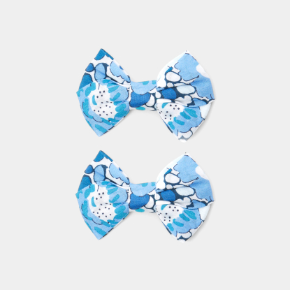 Set of 2 Liberty fabric barrettes