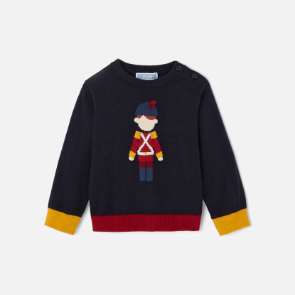 Pull bébé garçon motif Intarsia